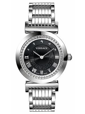 Versace VANITY Black Sunray Watch 35mm