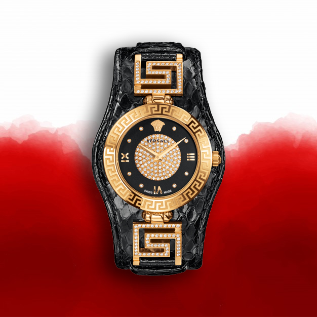 đồng hồ Versace V-Signature Christmas Edition Black