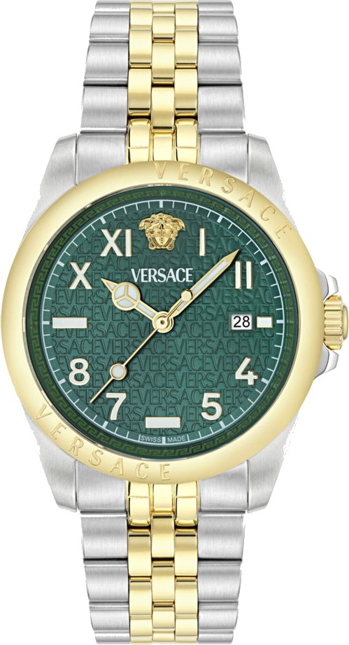 Versace Anteo Two Tone Men Watch 41mm