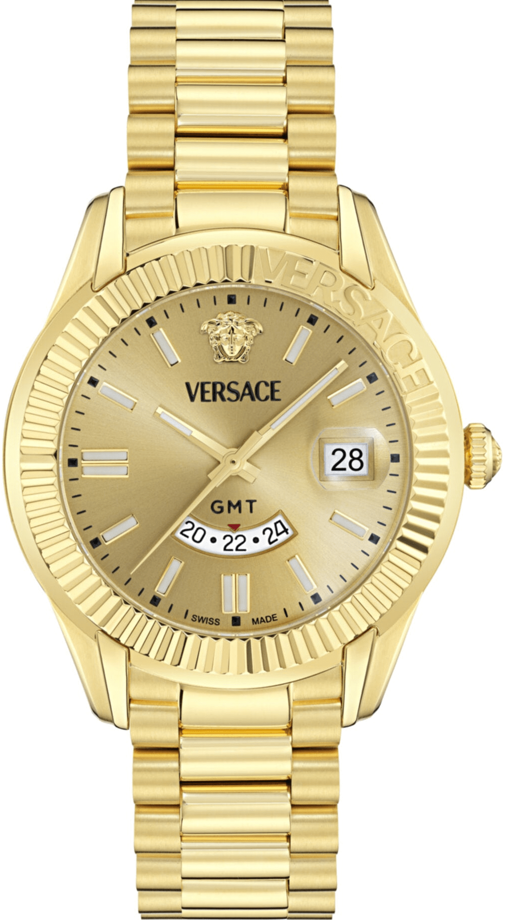 Versace Apodis GMT Watch 41mm