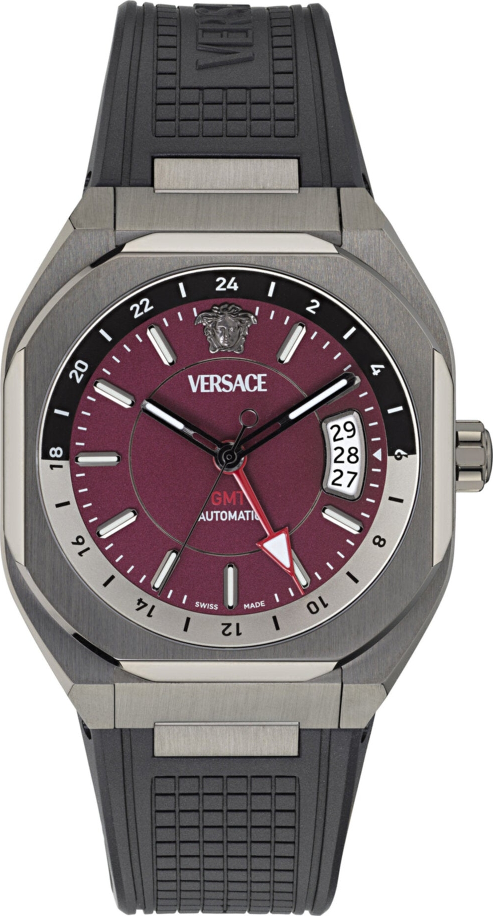 Versace V-Contempo GMT Automatic Watch 40x48.3mm